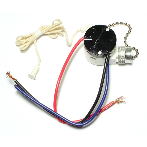 Midwest Fastener 2 or 3 Speed Pull Chain Switches 2PK 65344 Zoro